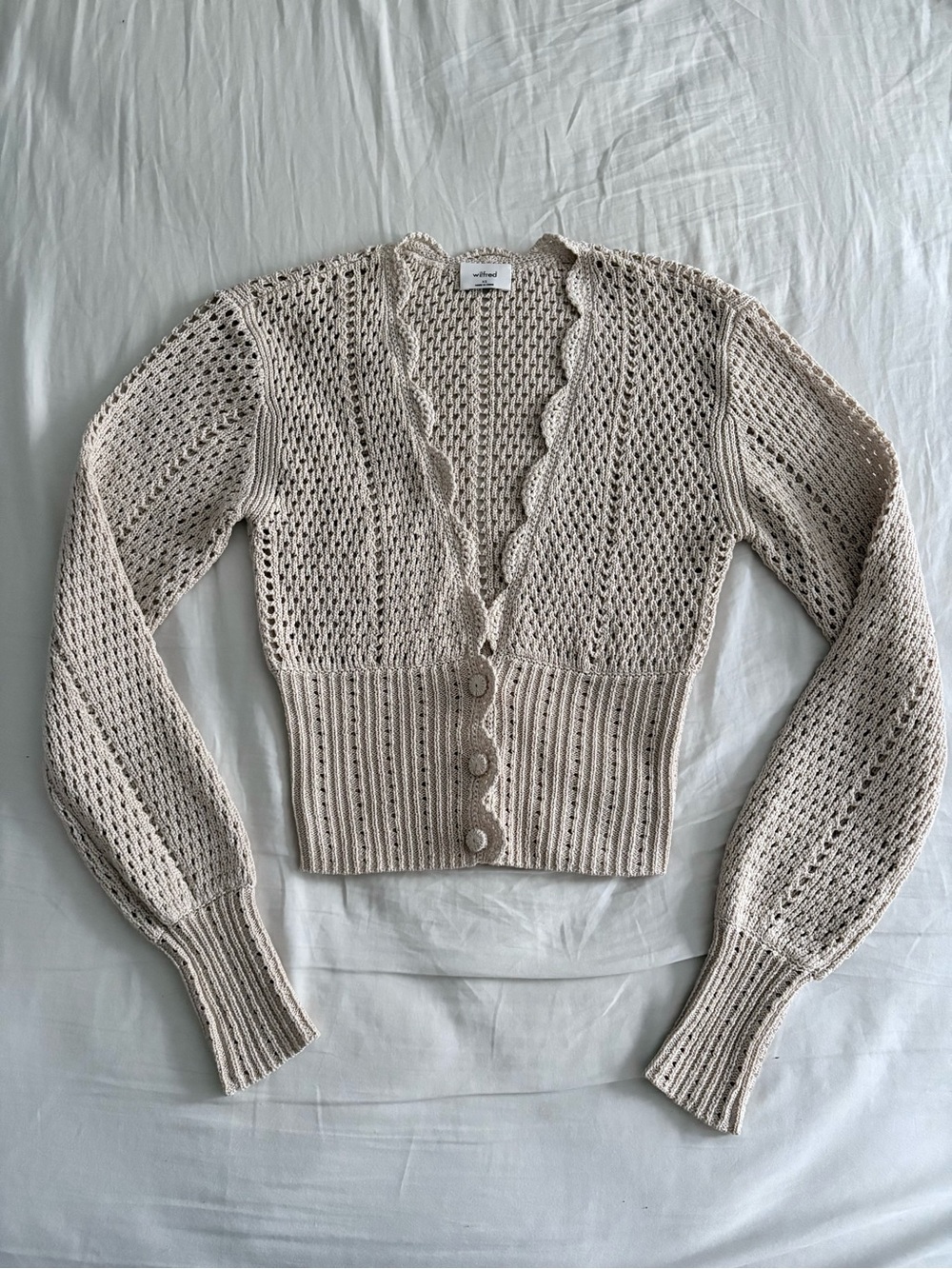 Wilfred Caraway Cardigan in Cairo Tan